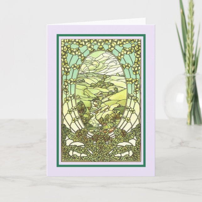 Cartão Vintage Birthday (Frente)