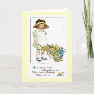 Cartão Vintage Birthday Greeting Card #4