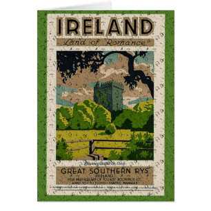 Cartão Vintage Blarney Castle