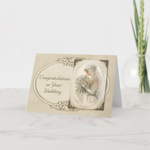 Cartão Vintage Bride
