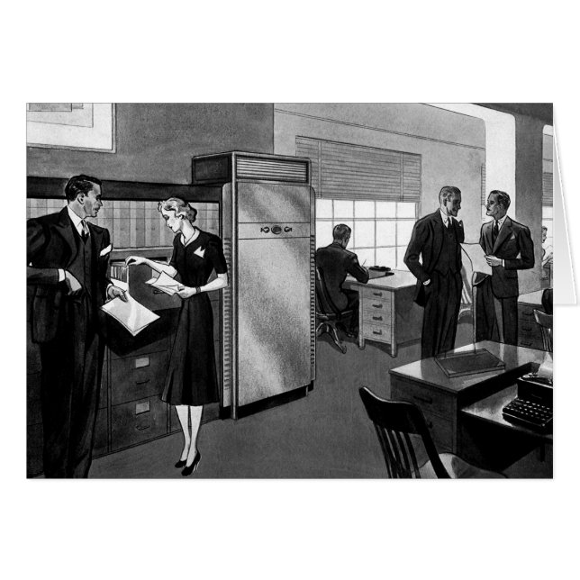 Cartão Vintage Business, Escritório Executivo de Negócios (Frente Horizontal)