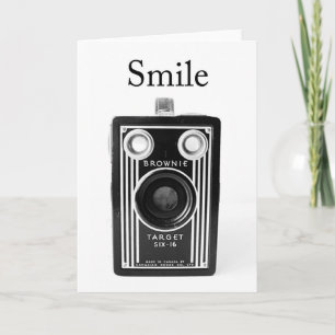 Cartão Vintage Camera Greeting Card