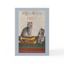 Vintage Cats - Aniversário