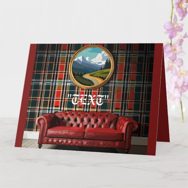 Cartão Vintage Chic (Orquídea)