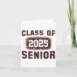 Cartão Vintage Cl De 2025 Mais velho Graduation Boys Girl