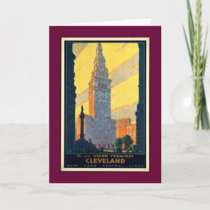Cartão Vintage Cleveland
