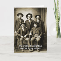 Vintage Cowboy Antique Men West Foto Engraçada