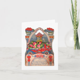 Cartão Vintage Crop Of Love Valentine