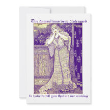 Vintage Damsel em Mudança de endereço em socorro