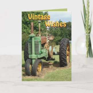 Cartão Vintage, Deseja personalizar qualquer ocasião