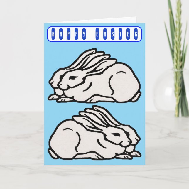 Cartão Vintage Easter (Frente)