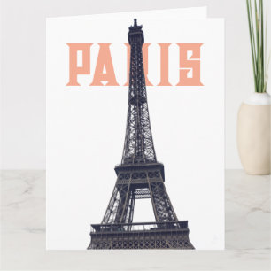 Cartão Vintage Eiffel Tower Paris Europa - Viagem
