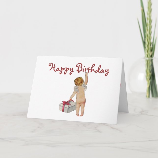 Cartão Vintage Expression Birthday (Frente)