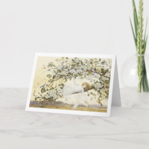 Cartão Vintage Fairy Ariel 1858