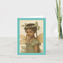 Cartão Vintage Fairy Birthday Card