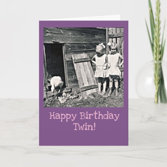 Cartão Vintage farm Finland (Frente)