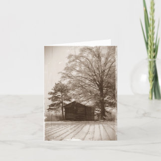 Cartão Vintage Farm Notecard