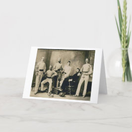Cartão Vintage Fencers! Vintage Greeting or Note Card