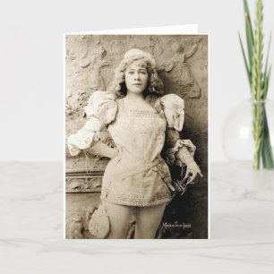 Cartão Vintage Fencing Master Note Card