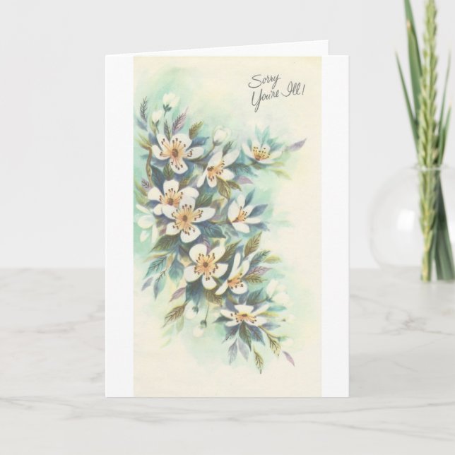 Cartão Vintage fica bem (Frente)