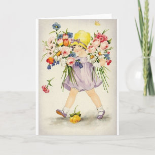 Cartão Vintage Flowers All Occasion Note Card