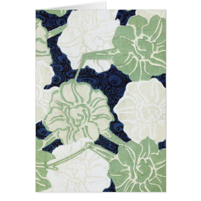 Cartão Vintage Flowers Design (Frente)