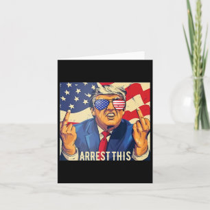 Cartão Vintage Funny Trump Prisão Em 4 De Julho De 2024