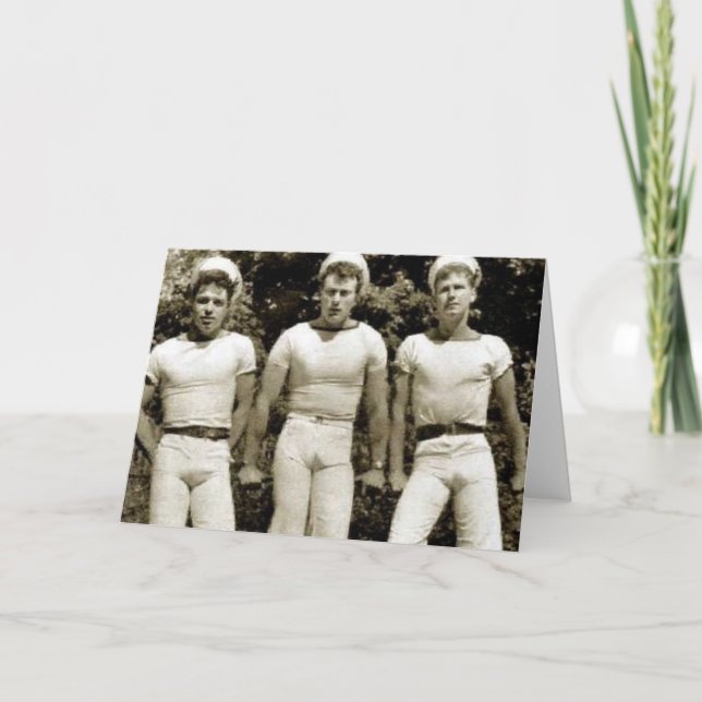 Cartão Vintage Gays (Frente)