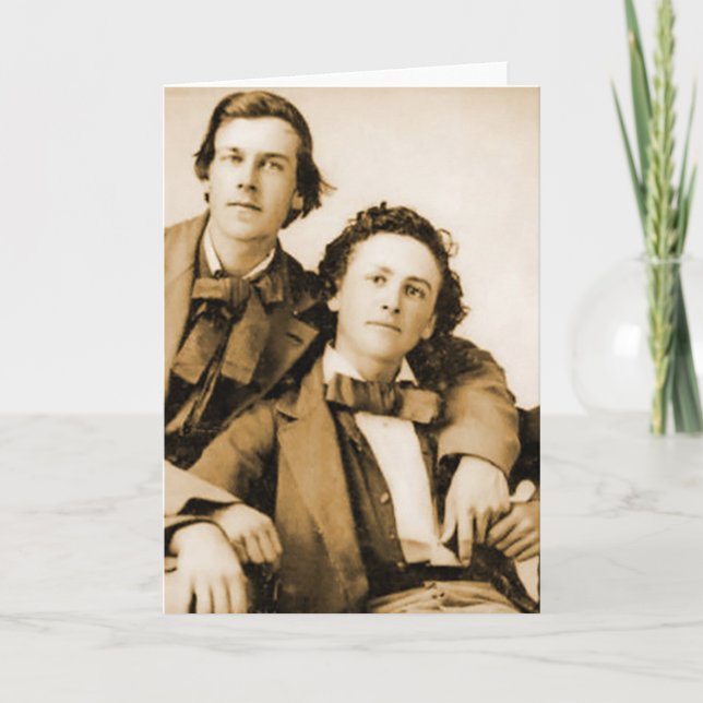 Cartão Vintage Gays (Frente)