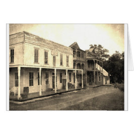Cartão Vintage Ghost Town Hotel