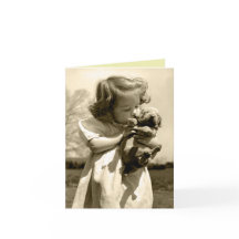 Vintage Girl Beija Puppy