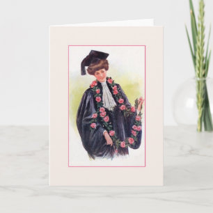 Cartão Vintage Graduation Greeting Card