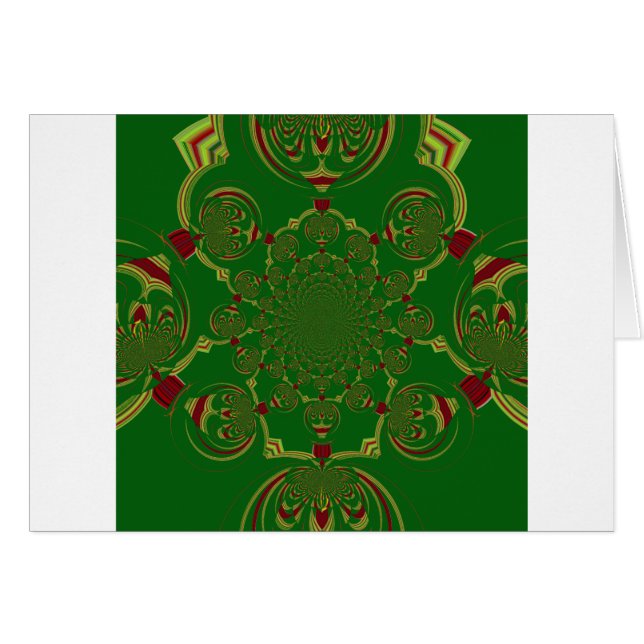 Cartão Vintage Green (Frente Horizontal)