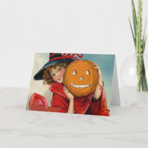 Cartão Vintage Halloween