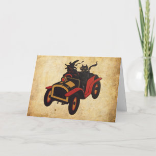 Cartão Vintage Halloween