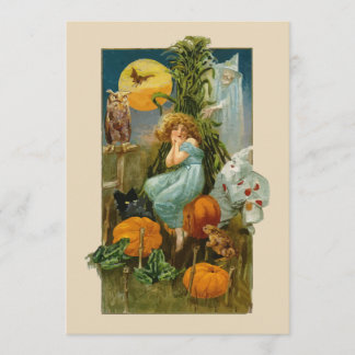 Cartão Vintage Halloween