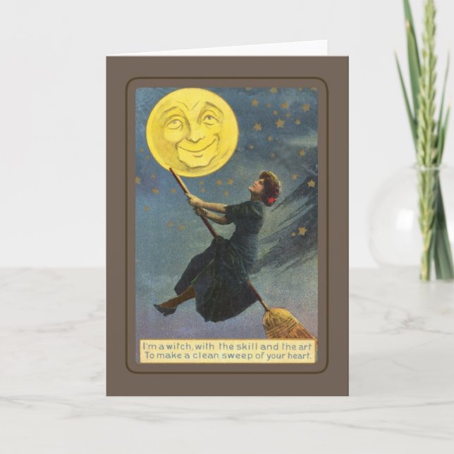 Cartão Vintage Halloween (Frente)