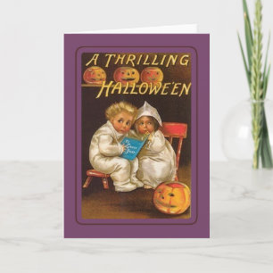 Cartão Vintage Halloween