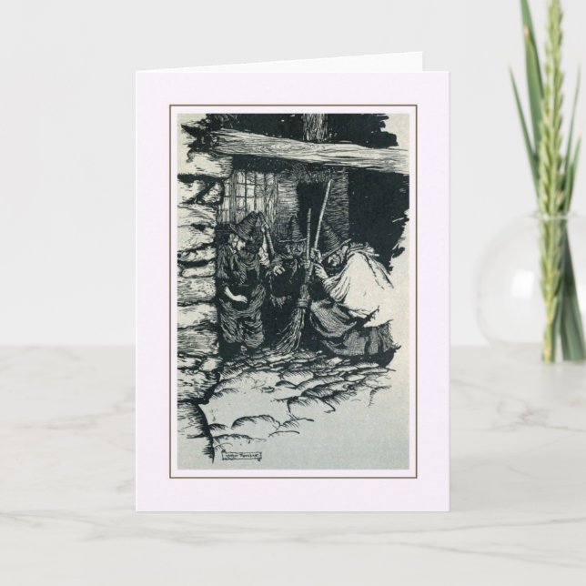 Cartão Vintage Halloween (Frente)