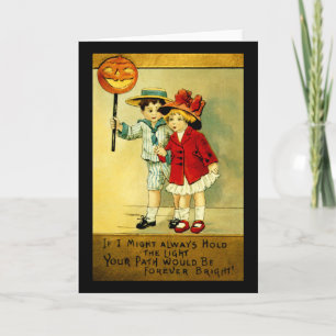 Cartão Vintage Halloween