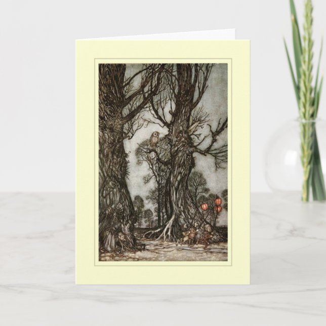 Cartão Vintage Halloween (Frente)