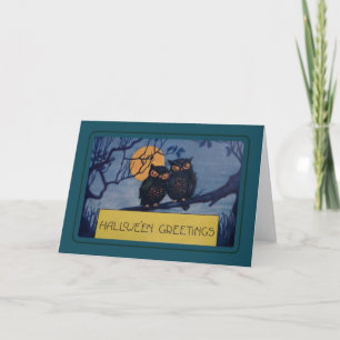 Cartão Vintage Halloween