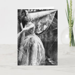 Cartão Vintage Halloween - Fantasmas Fantásticos da Noite