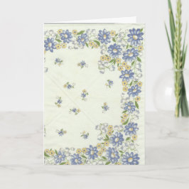 Cartão Vintage Hanky Greeting Card