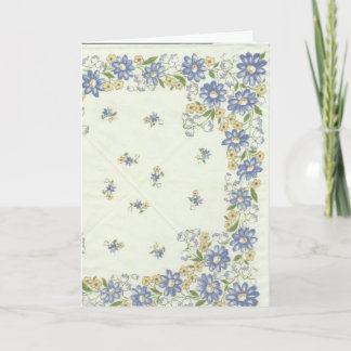 Cartão Vintage Hanky Greeting Card