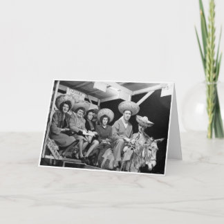 Cartão Vintage Happy Birthday Party card