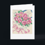 Cartão Vintage Happy Birthday Sister Buquê<br><div class="desc">Feliz Aniversário Da bonito Vintage Para A Irmã.</div>