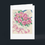 Cartão Vintage Happy Birthday Sister Buquê<br><div class="desc">Feliz Aniversário Da bonito Vintage Para A Irmã.</div>
