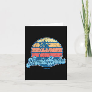Cartão Vintage Hawaiian Beaches Hawaii Hi Click 70s Retro