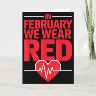 Cartão Vintage Heart Disease Awareness Heart Recovery Men